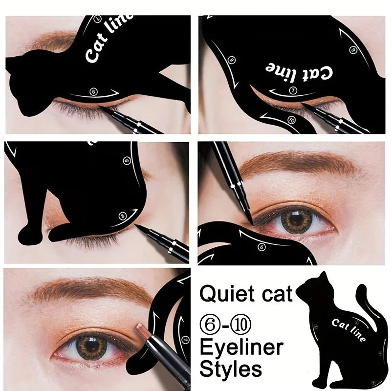 DIVERSE DEPOT™ - Perfect Eyeliner Stencil Easy Wing
