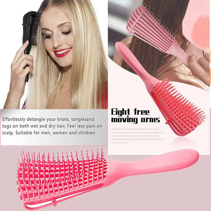 DIVERSE DEPOT™ - Anti-Frizz & Anti Curl Smooth Styling Brush | Imported Quality