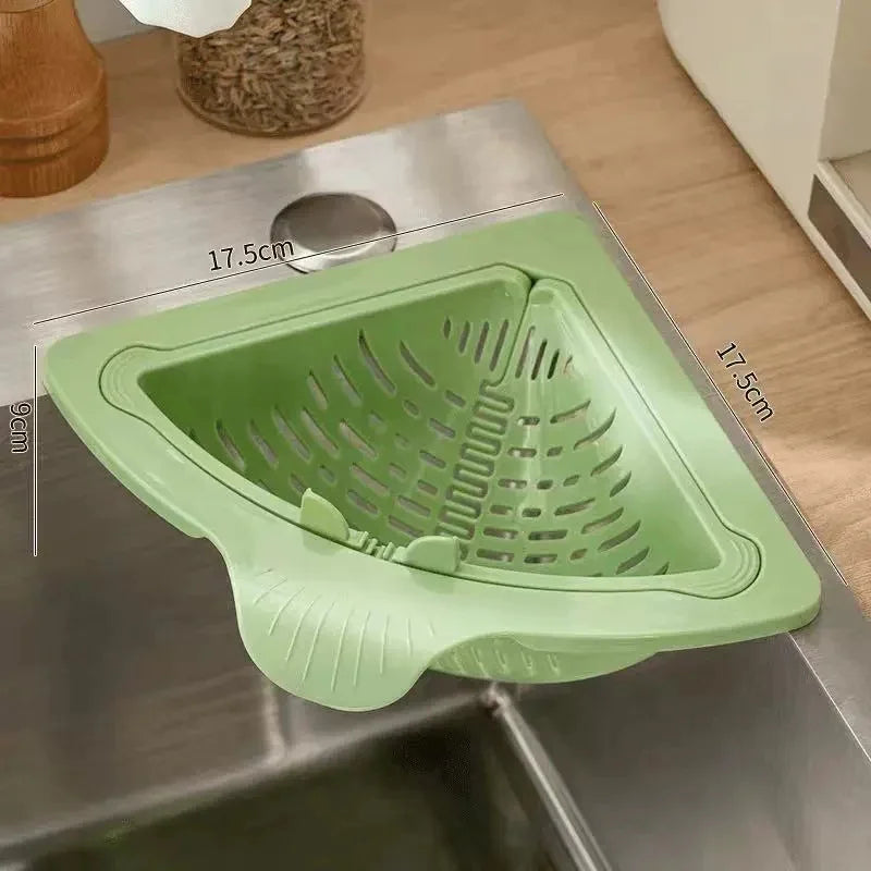 DIVERSE DEPOT™ - Kitchen Sink Corner Strainer Basket