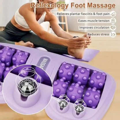 DIVERSE DEPOT™ - Dual Roller Relaxing Foot Therapy Massager
