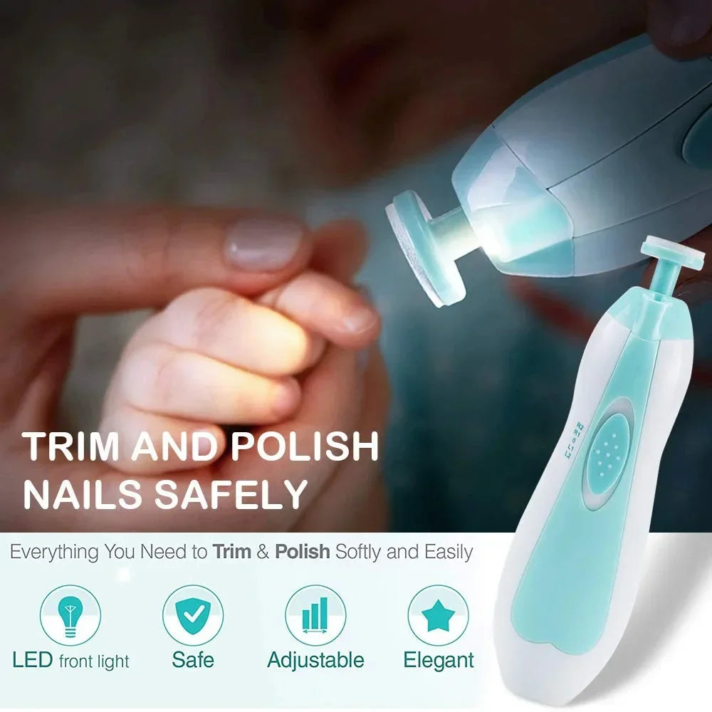 DIVERSE DEPOT™ - Electric Baby Safe Nail Trimmer | Imported Quality