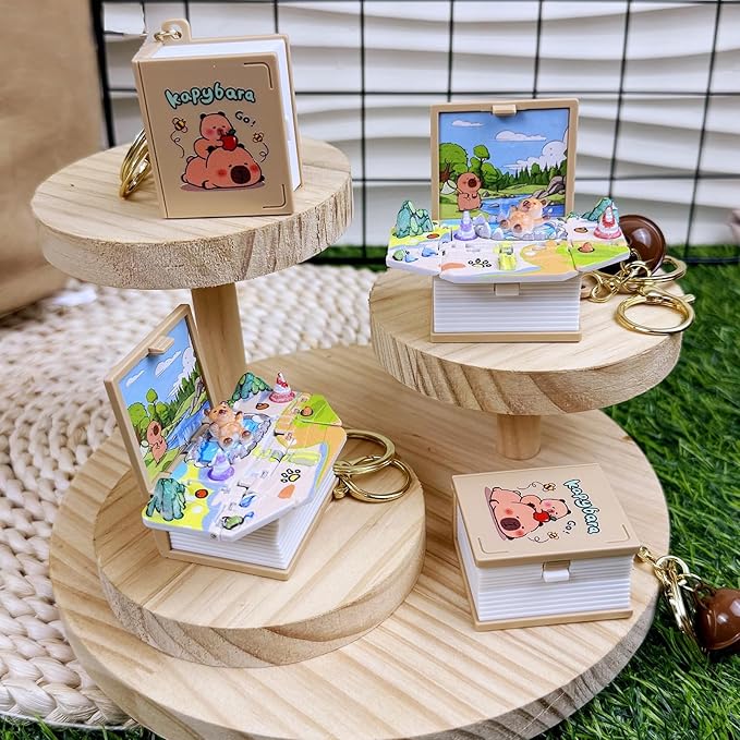 DIVERSE DEPOT™ - 3D Capibara Mini Keychain