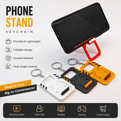 Mini Foldable Mobile Phone Keychain Holder