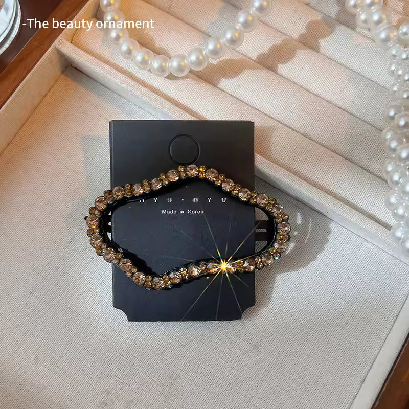 DIVERSE DEPOT™ - Rhinestone Hair Clip Stylish Bun Holder