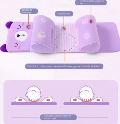 DIVERSE DEPOT™  - Baby Shaping Head Support Pillow