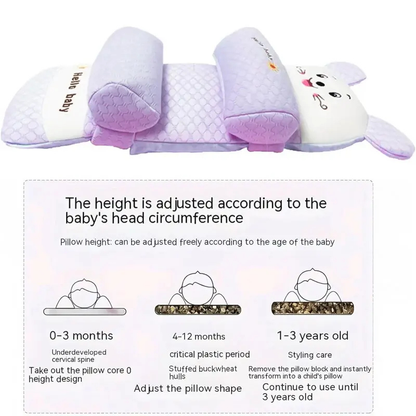 DIVERSE DEPOT™  - Baby Shaping Head Support Pillow