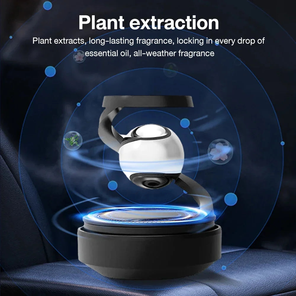 DIVERSE DEPOT™ - Solar Levitating Car Air Freshener | USA Imported