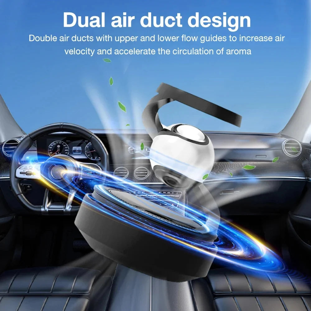 DIVERSE DEPOT™ - Solar Levitating Car Air Freshener | USA Imported