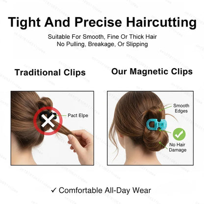 Magnetic Link Hair Claw Clip for Women