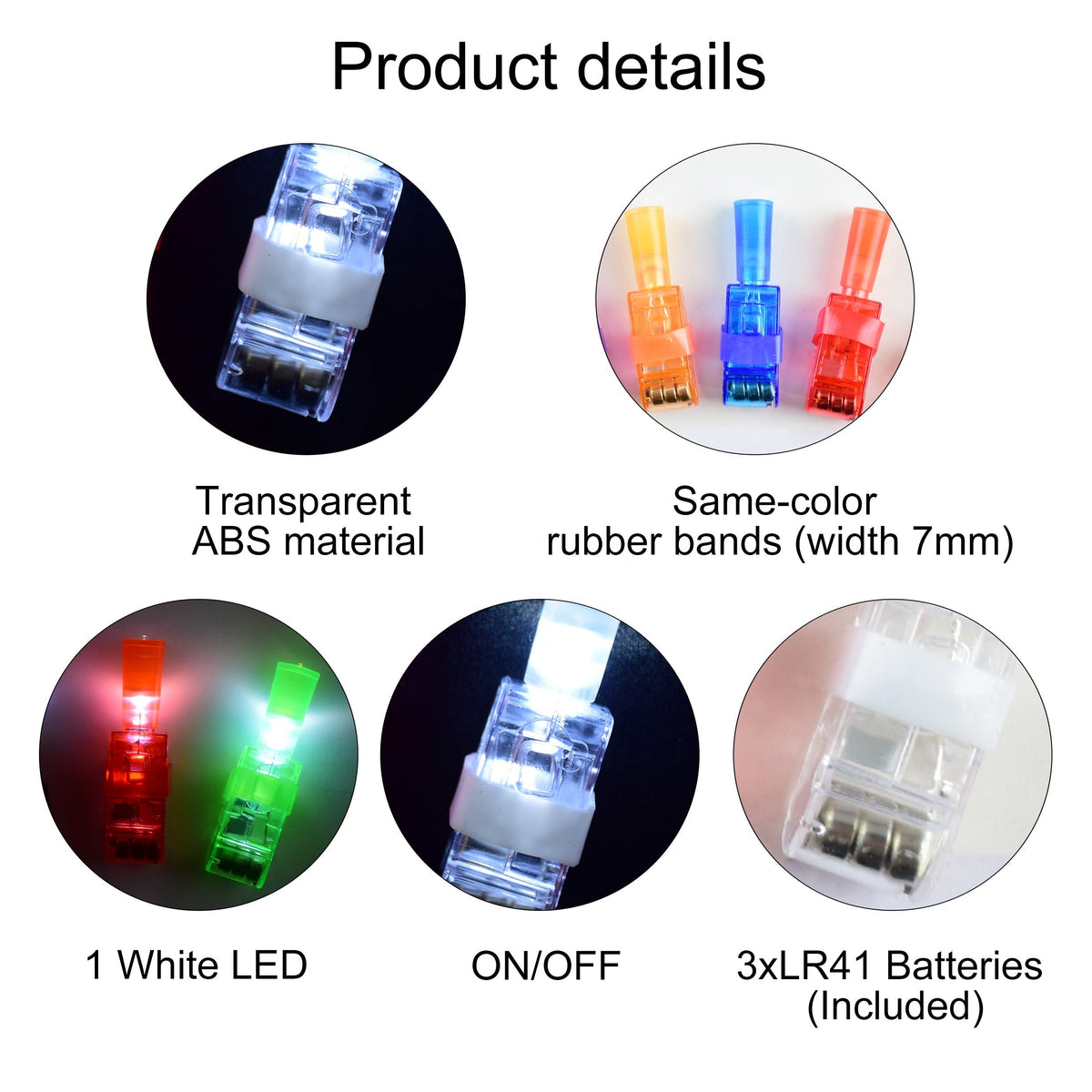 Kids Cartoon Finger Light Projector