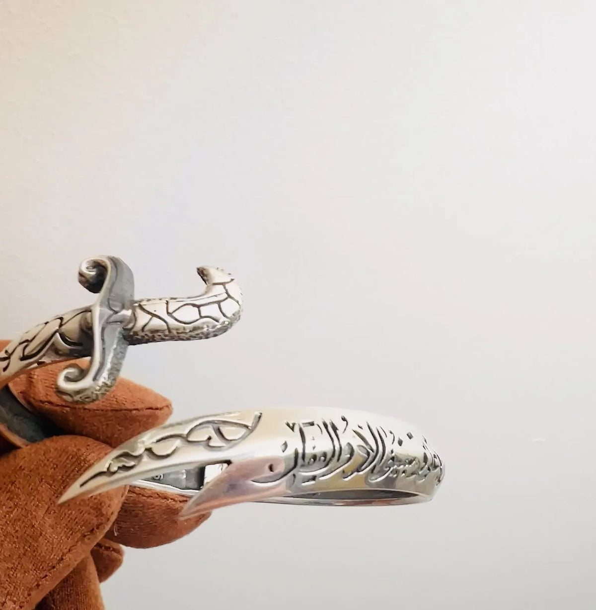 Italian Premium Zulfiqar Sword Bracelet (Re-Sizeable)