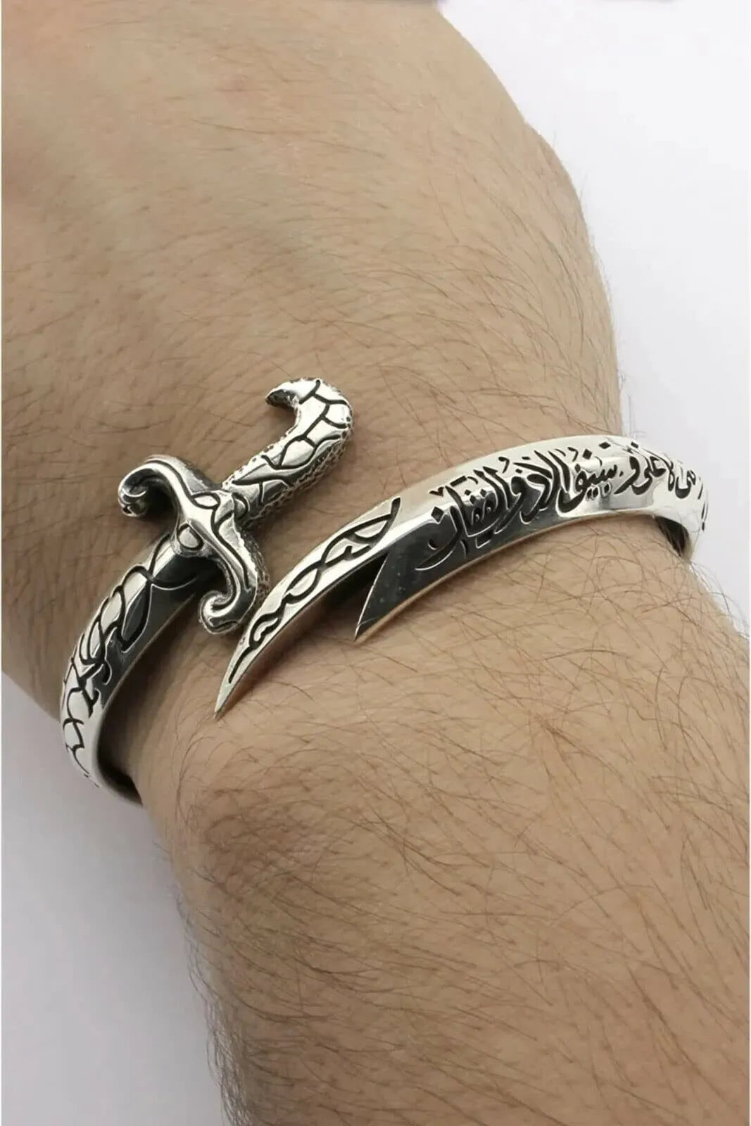 Italian Premium Zulfiqar Sword Bracelet (Re-Sizeable)