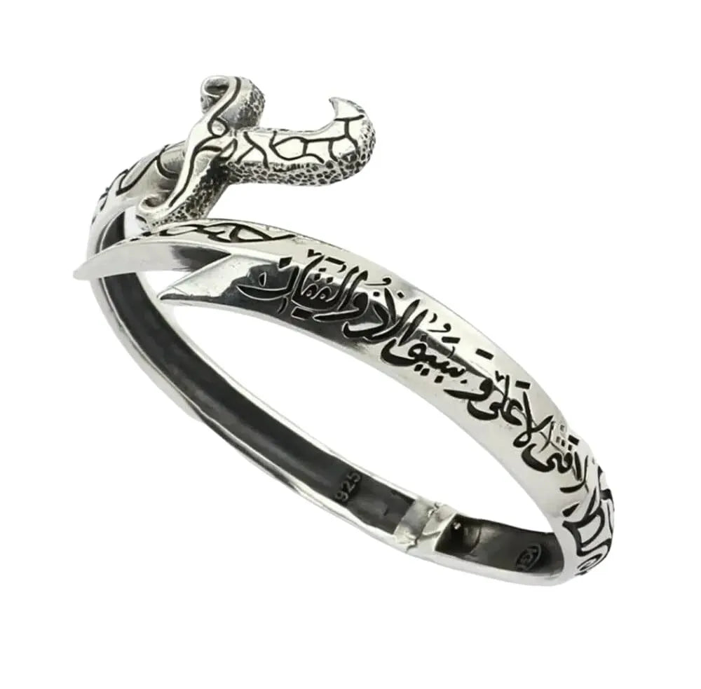 Italian Premium Zulfiqar Sword Bracelet (Re-Sizeable)