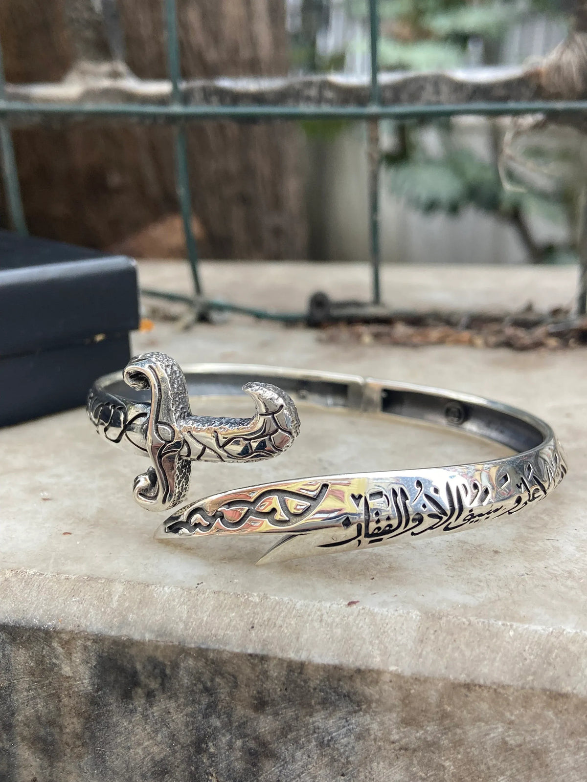 Italian Premium Zulfiqar Sword Bracelet (Re-Sizeable)