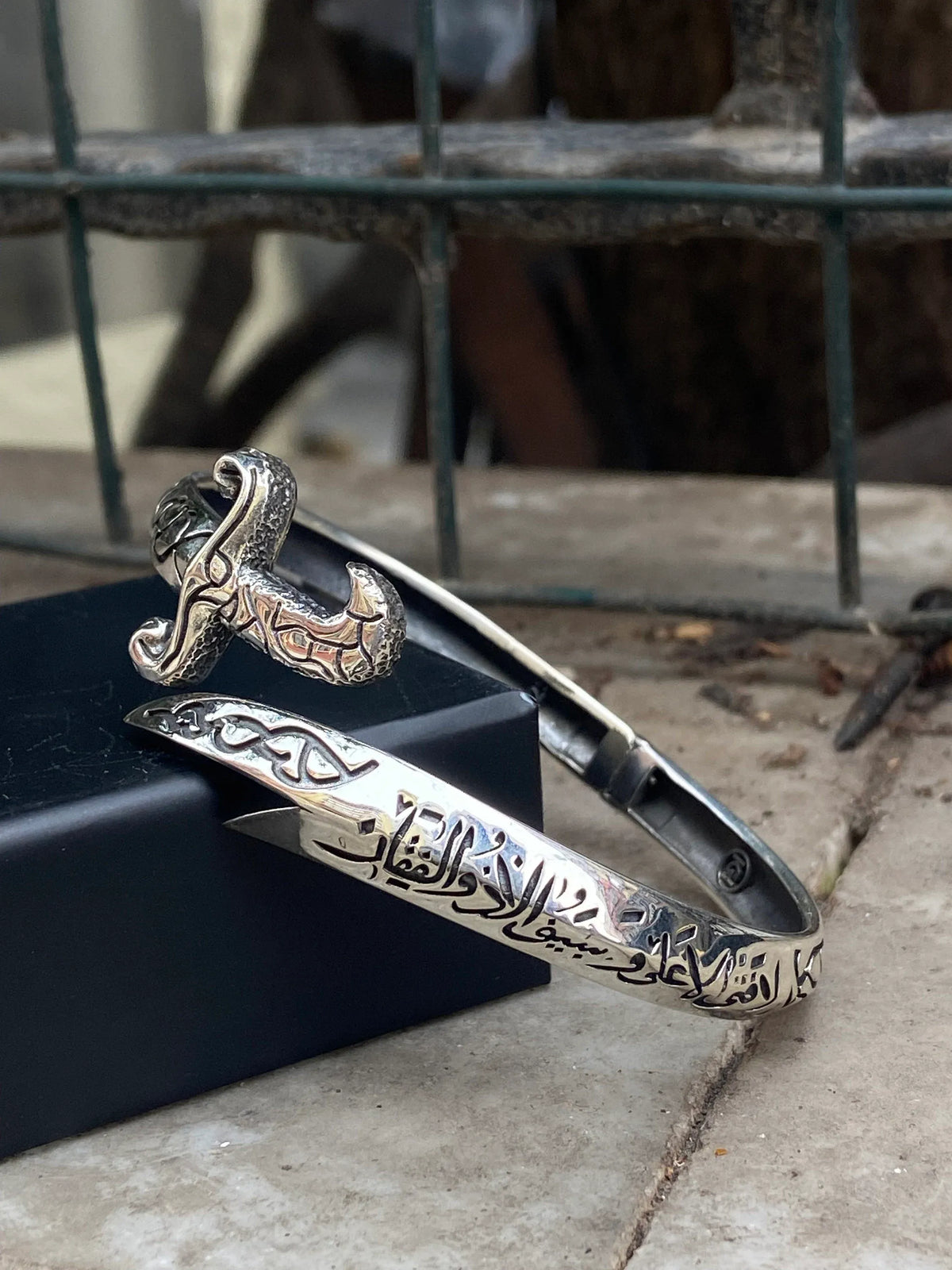 Italian Premium Zulfiqar Sword Bracelet (Re-Sizeable)