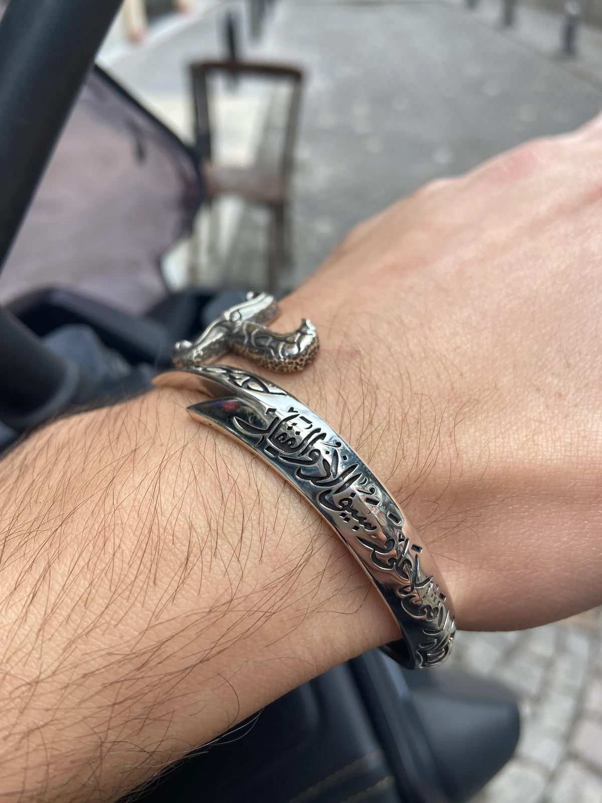 Italian Premium Zulfiqar Sword Bracelet (Re-Sizeable)