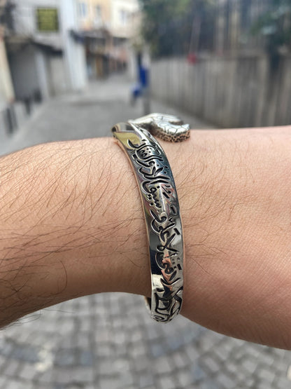 Italian Premium Zulfiqar Sword Bracelet (Re-Sizeable)