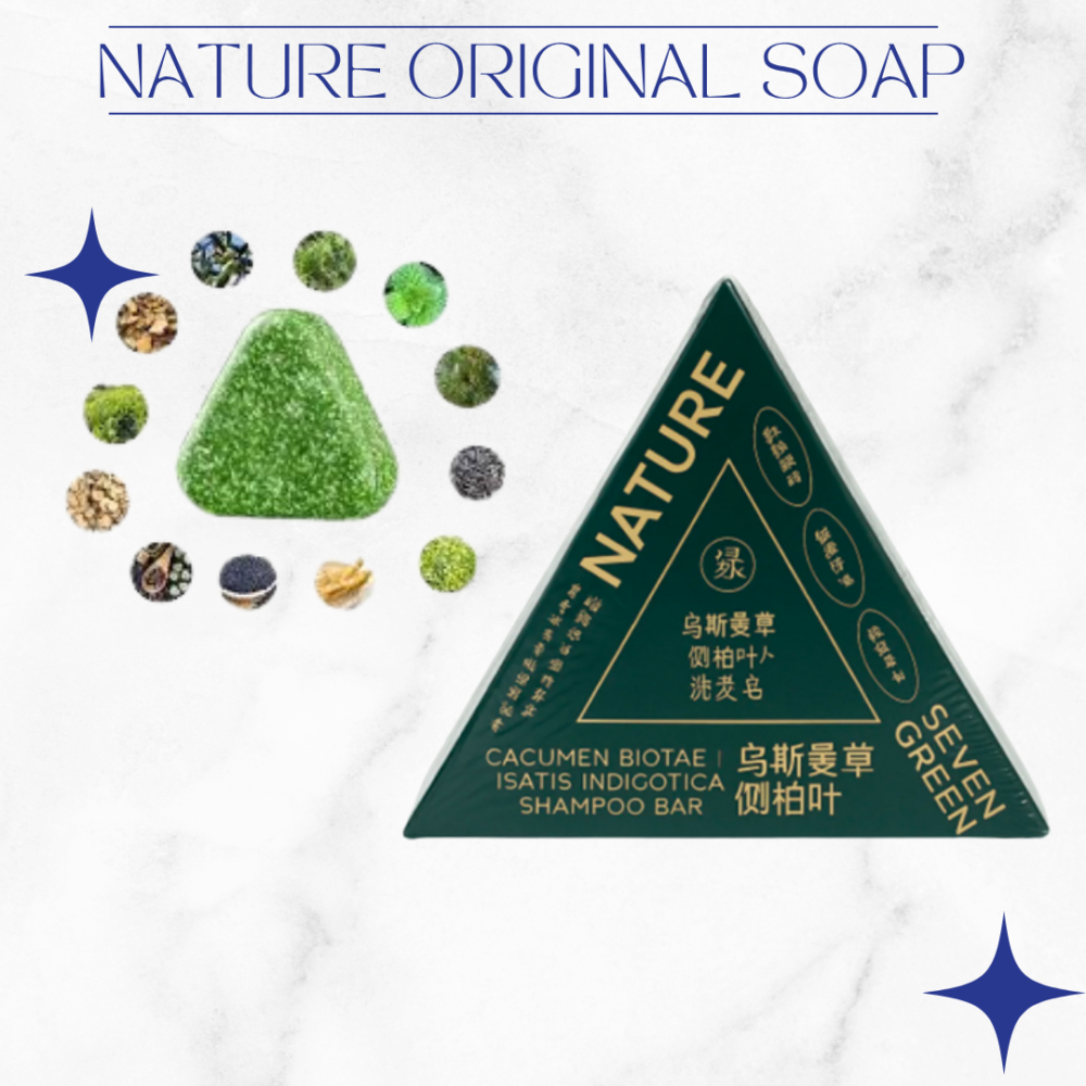 Korean Herbal Hair Growth & Shine Shampoo Bar