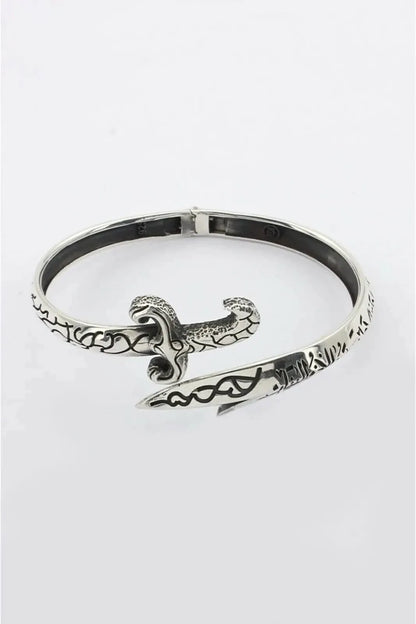 Italian Premium Zulfiqar Sword Bracelet (Re-Sizeable)