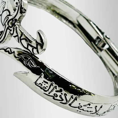 Italian Premium Zulfiqar Sword Bracelet (Re-Sizeable)
