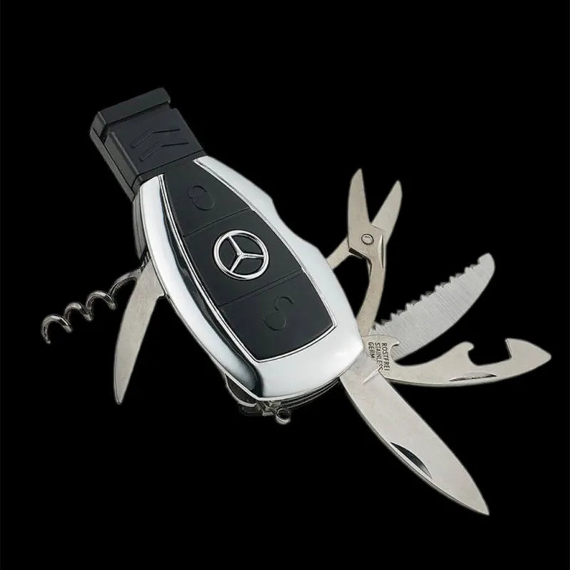9-in-1 Car Keychain Multi-Function Tool | Self Defense Car Keychain