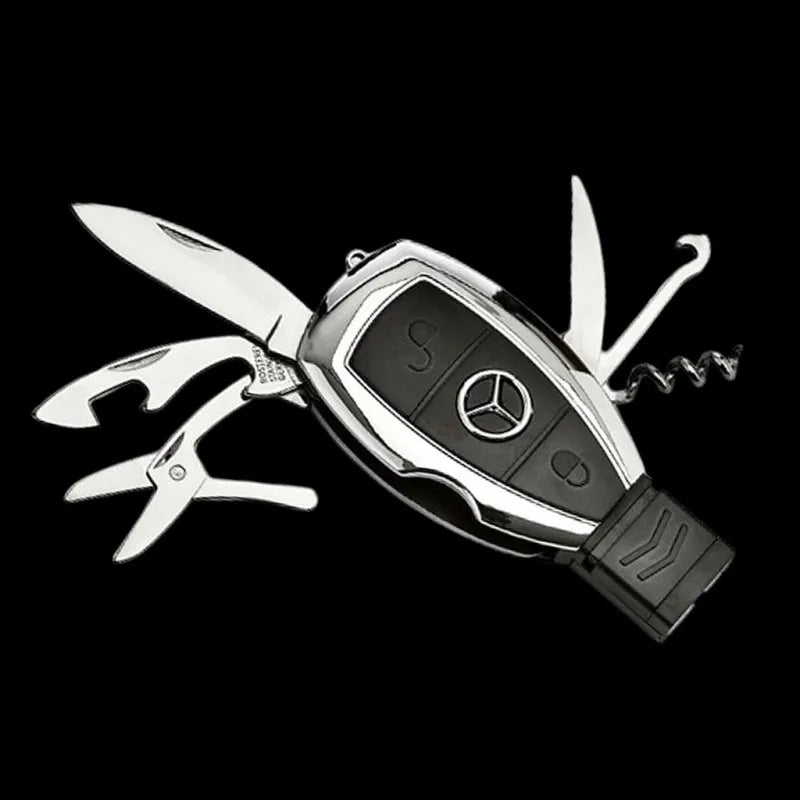 9-in-1 Car Keychain Multi-Function Tool | Self Defense Car Keychain