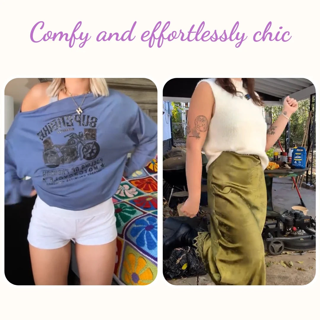 DIVERSE DEPOT™ - Instant Crop Top Adjustable Waist Band