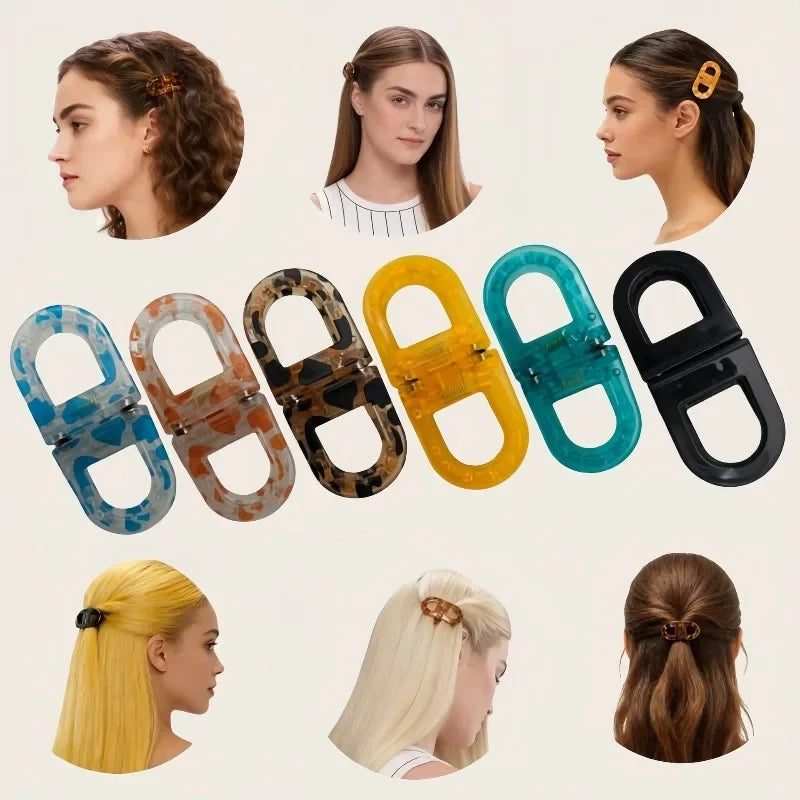 Magnetic Link Hair Claw Clip for Women