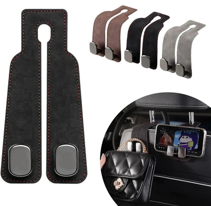 DIVERSE DEPOT™ - Car Back Seat Leather Hook