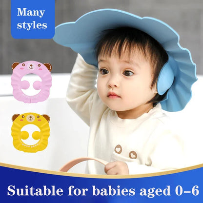 DIVERSE DEPOT™ - Soft Baby Bath Shield Cap | Imported Quality