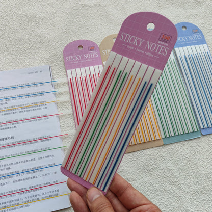 DIVERSE DEPOT™ - Transparent Study Smart Sticky Note Tabs