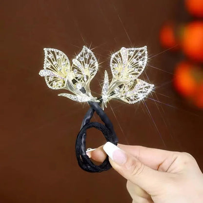 DIVERSE DEPOT™ - Elegant Crystal Butterfly Hair Band