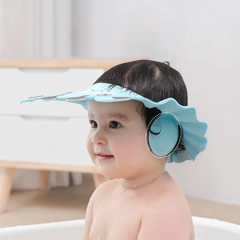 DIVERSE DEPOT™ - Soft Baby Bath Shield Cap | Imported Quality