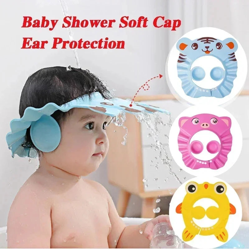 DIVERSE DEPOT™ - Soft Baby Bath Shield Cap | Imported Quality