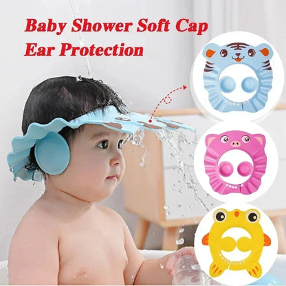 DIVERSE DEPOT™ - Soft Baby Bath Shield Cap | Imported Quality